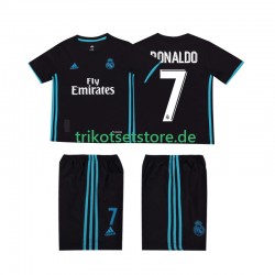 Real Madrid Cristiano Ronaldo 7 Retro 2017 2018 Kinder Trikotset Auswärts Kurzarm