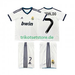 Real Madrid Cristiano Ronaldo 7 Retro 2012 2013 Kinder Trikotset Heim Kurzarm