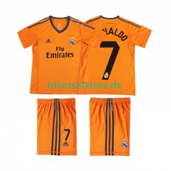 Real Madrid Cristiano Ronaldo 7 Retro 2013 2014 Kinder Trikotset Ausweich Kurzarm