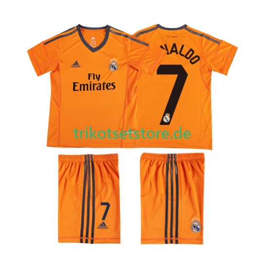 Real Madrid Cristiano Ronaldo 7 Retro 2013 2014 Kinder Trikotset Ausweich Kurzarm