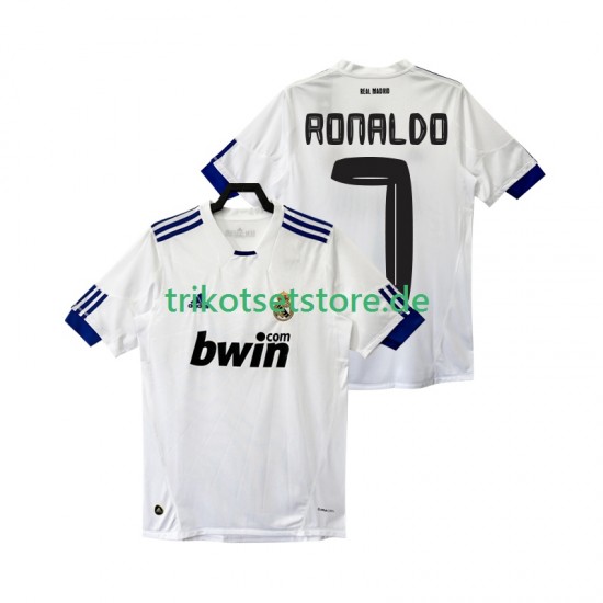Real Madrid Cristiano Ronaldo 7 Retro 2010 2011 Herren Trikot Heim Kurzarm