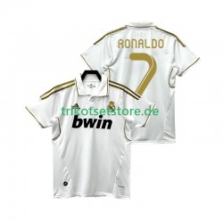 Real Madrid Cristiano Ronaldo 7 Retro 2011 2012 Herren Trikot Heim Kurzarm