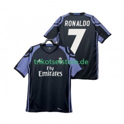 Real Madrid Cristiano Ronaldo 7 Retro 2016 2017 Herren Trikot Ausweich Kurzarm
