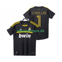 Real Madrid Torwart I.CASILLAS 1 Retro 2011 2012 Herren Trikot Auswärts Kurzarm