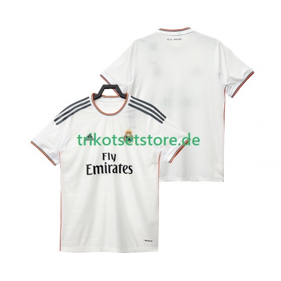 Real Madrid Retro 2013 2014 Herren Trikot Heim Kurzarm