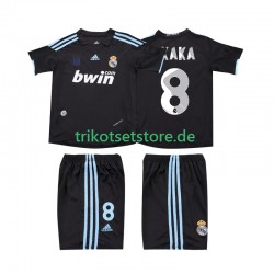 Real Madrid KAKA 8 Retro 2009 2010 Kinder Trikotset Auswärts Kurzarm