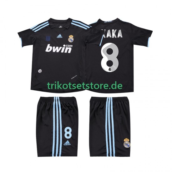 Real Madrid KAKA 8 Retro 2009 2010 Kinder Trikotset Auswärts Kurzarm