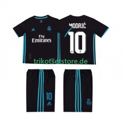 Real Madrid Modrić 10 Retro 2017 2018 Kinder Trikotset Auswärts Kurzarm