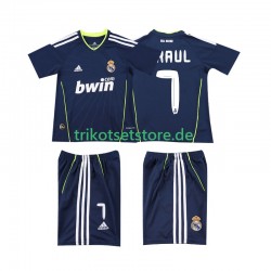 Real Madrid PAUL 7 Retro 2010 2011 Kinder Trikotset Auswärts Kurzarm