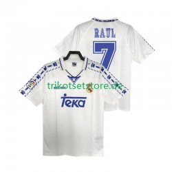 Real Madrid RAUL 7 Retro 1996 1997 Herren Trikot Heim Kurzarm