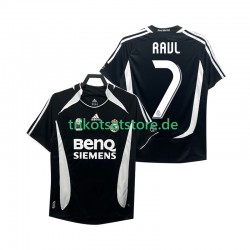 Real Madrid RAUL 7 Retro 2006 2007 Herren Trikot Ausweich Kurzarm
