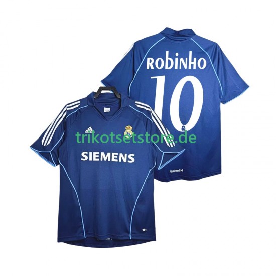 Real Madrid ROBINHO 10 Retro 2005 2006 Herren Trikot Auswärts Kurzarm