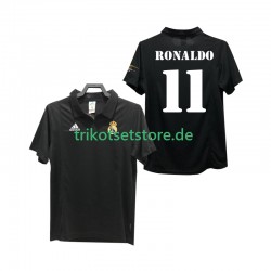 Real Madrid RONALDO 11 Retro 2002 2003 Herren Trikot Auswärts Kurzarm