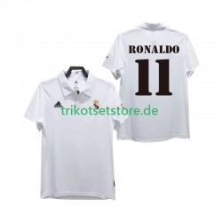 Real Madrid RONALDO 11 Retro 2002 2003 Herren Trikot Heim Kurzarm