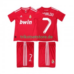 Real Madrid RONALDO 7 Retro 2011 2012 Kinder Trikotset Ausweich Kurzarm