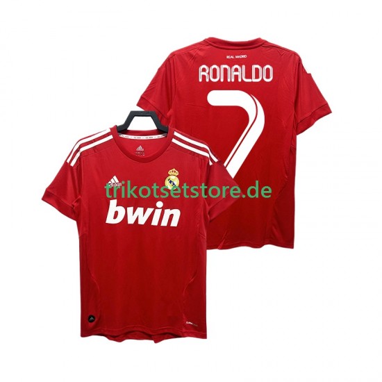 Real Madrid RONALDO 7 Retro 2011 2012 Herren Trikot Ausweich Kurzarm