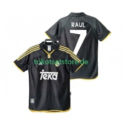 Real Madrid Raul 7 Retro 1999 2001 Herren Trikot Auswärts Kurzarm