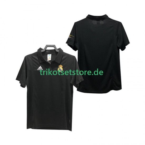 Real Madrid Retro 2002 2003 Herren Trikot Auswärts Kurzarm