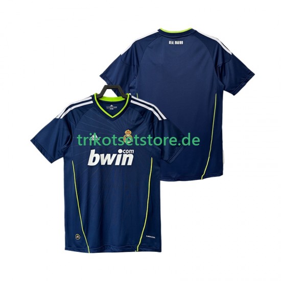 Real Madrid Retro 2010 2011 Herren Trikot Auswärts Kurzarm