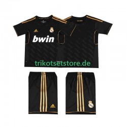 Real Madrid Retro 2011 2012 Kinder Trikotset Auswärts Kurzarm