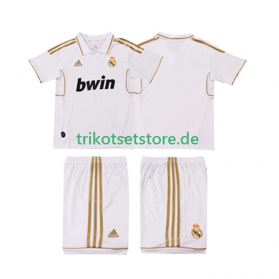 Real Madrid Retro 2011 2012 Kinder Trikotset Heim Kurzarm