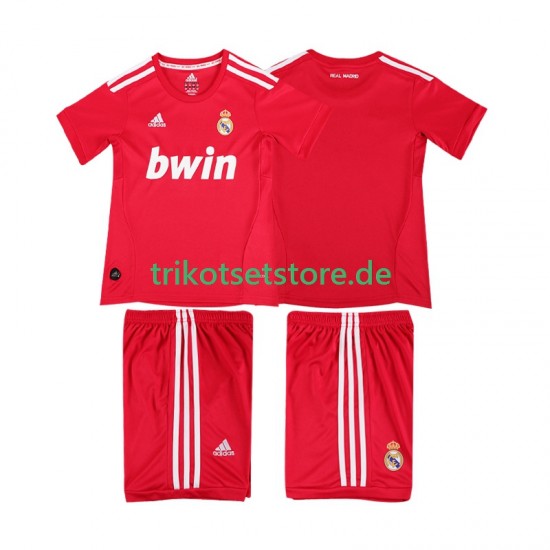 Real Madrid Retro 2011 2012 Kinder Trikotset Ausweich Kurzarm