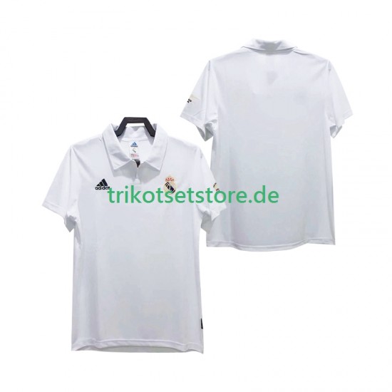 Real Madrid Retro 2002 2003 Herren Trikot Heim Kurzarm