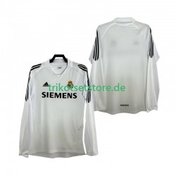 Real Madrid Retro 2005 2006 Herren Trikot Heim Langarm