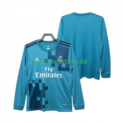 Real Madrid Retro 2017 2018 Herren Trikot Ausweich Langarm