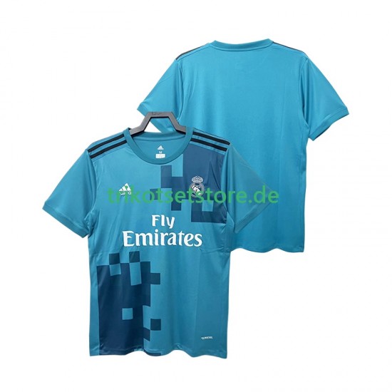 Real Madrid Retro 2017 2018 Herren Trikot Ausweich Kurzarm
