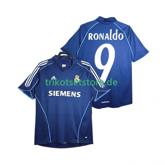 Real Madrid Ronaldo 9 Retro 2005 2006 Herren Trikot Auswärts Kurzarm
