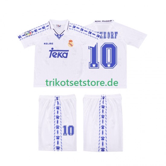 Real Madrid SEEDORF 10 Retro 1996 1997 Kinder Trikotset Heim Kurzarm