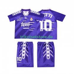 Real Madrid TOTTI 10 Retro 1994 1996 Kinder Trikotset Auswärts Kurzarm