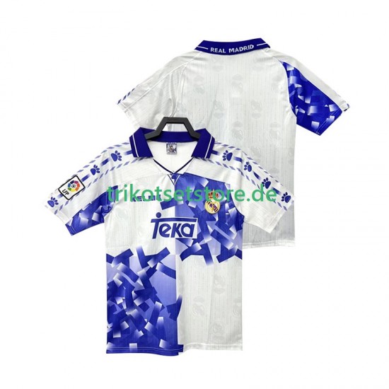 Real Madrid Retro 1996 1997 Herren Trikot Ausweich Kurzarm