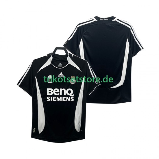 Real Madrid Retro 2006 2007 Herren Trikot Ausweich Kurzarm