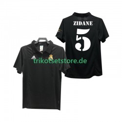 Real Madrid ZIDANE 5 Retro 2002 2003 Herren Trikot Auswärts Kurzarm