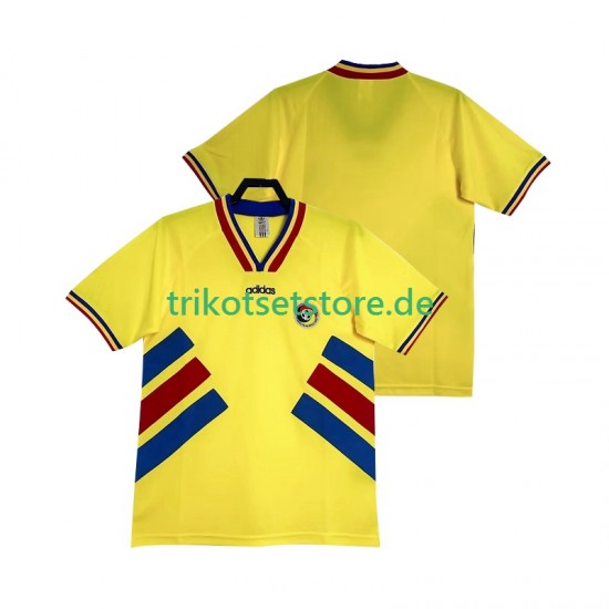Rumänien Retro 1994 Herren Trikot Heim Kurzarm