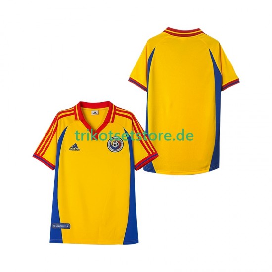 Rumänien Retro 2000 Herren Trikot Heim Kurzarm