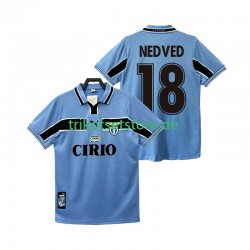 Lazio Rom NEDVED 18 Retro 1998 1999 Herren Trikot Heim Kurzarm