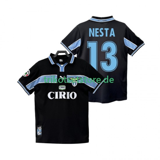 Lazio Rom NESTA 13 Retro 1998 1999 Herren Trikot Auswärts Kurzarm