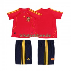 Spanien Retro 2008 Kinder Trikotset Heim Kurzarm