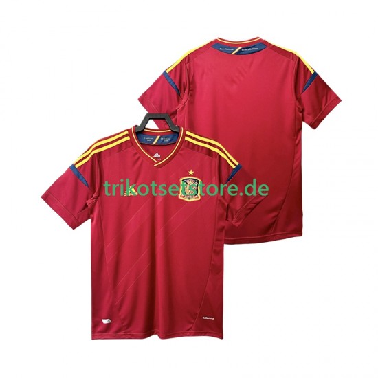 Spanien Retro 2012 Herren Trikot Heim Kurzarm