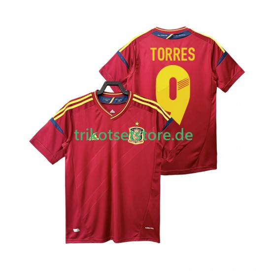 Spanien TORRES 9 Retro 2012 Herren Trikot Heim Kurzarm