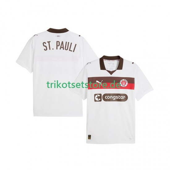St. Pauli 2025-2026 Herren Trikot Auswärts Kurzarm