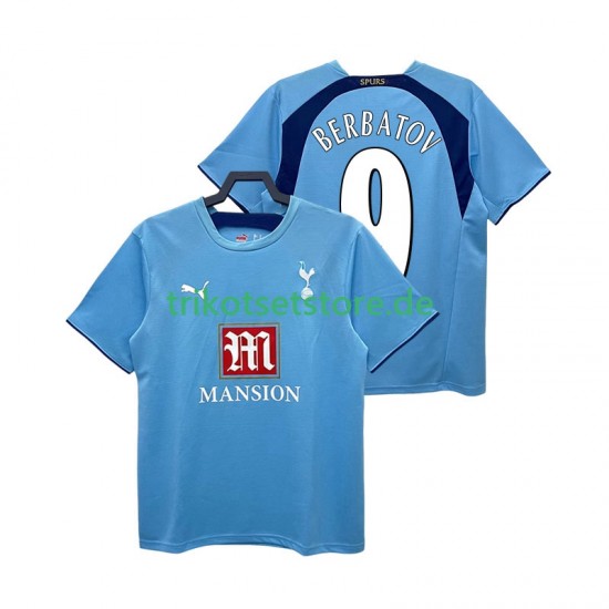Tottenham Hotspur BERBATOV 9 Retro 2006 2007 Herren Trikot Auswärts Kurzarm