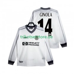Tottenham Hotspur GINOLA 14 Retro 1997 1999 Herren Trikot Heim Langarm