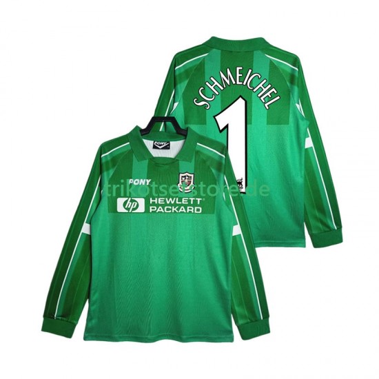 Tottenham Hotspur Torwart SCHMEICHEL 1 Retro 1997 1999 Herren Trikot Heim Langarm