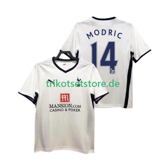 Tottenham Hotspur Modrić Luca 14 Retro 2008 2009 Herren Trikot Heim Kurzarm
