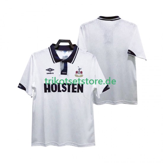 Tottenham Hotspur Retro 1991 1993 Herren Trikot Heim Kurzarm