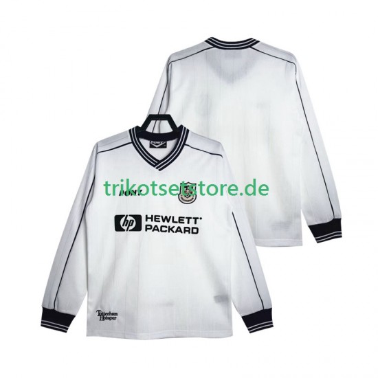 Tottenham Hotspur Retro 1997 1999 Herren Trikot Heim Langarm